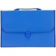 KP2® Expandable Document Bag/Expanding File Folder/Letter A4 Size File Organizer with Handle and Lock Set with 13 Pockets - Assorted Colour