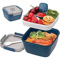 Step by Step Contenitore per il pranzo Dolphin Pippa con divisorio e chiusura a clic, lavabile in lavastoviglie, senza BPA, per scuola e asilo, 0 ,9 l, blu