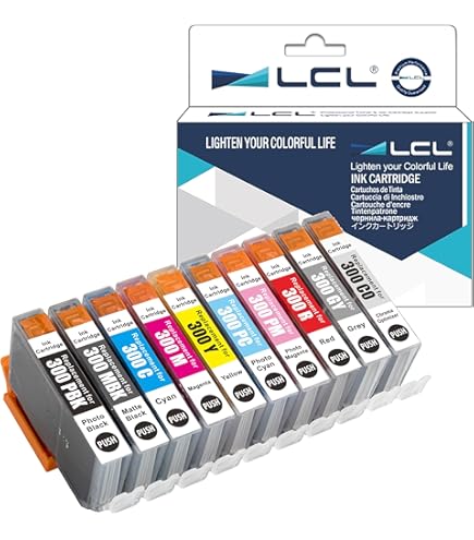 Cartouche Compatible Chrome Pour Canon PFI300 / PFI 300 - Marque NOPAN-INK, Référence 4201C001