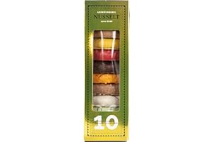 GENERISCH Nusselt Lebkuchen Probierpaket – Bunter Mix mit 10 verschiedenen Sorten | Vielfalt im Mini-Format | Nürnberger Elisenlebkuchen | Frisch & Handgefertigt | Mit Geschenkverpackung | 250g
