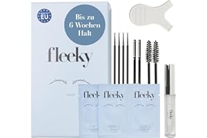 ‎FLEEKY BROW Fleeky Augenbrauen Lifting Set - DIY Brow Lifting Set - Voluminöse & Definierte Augenbrauen - Schonend & Einfach - hält bis zu 4-6 Wochen - Made in EU
