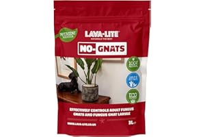 Lava-Lite No Gnats - Gnat Killer for Indoor Plants (3 Litre): Ultimate Indoor Plant Protector for No Gnat Pot Topping with Gravel Mulch Systemic Granules Plant Gravel for Indoor Pot Anti Gnat
