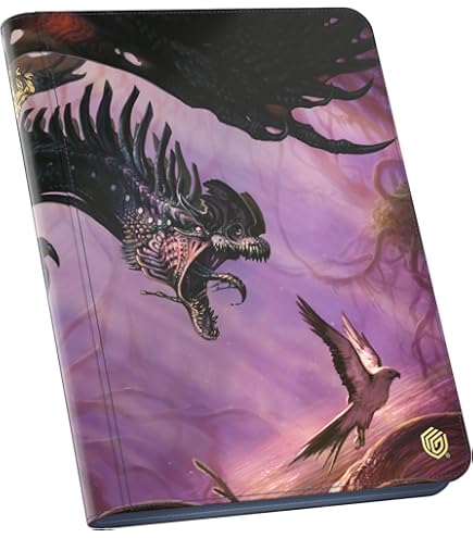mtg lotr card binder Amazon.com: Trading Card Binder - 9 Pocket Album w Zipper - 360 Side  Loading Folder for TCG - 3D PU Leather main image 0