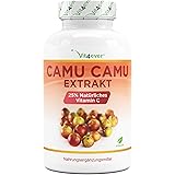 Camu Camu Kapseln - Natürliches Vitamin C - 240 vegane Kapseln für 8 Monate mit 750 mg Extrakt je Kapsel - Laborgeprüft - Ohn