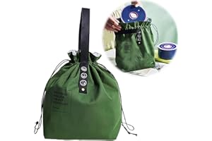 Vidacharmy Bolsa Térmica Porta Alimentos, Bolsa de Almuerzo, Nevera Portatil, Bolsa Termica Porta Alimentos Pequeña, Bolsa Merienda Infantil para Playa, Picnic, Camping, Barbacoa - Verde