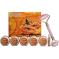 NutriGlow Papaya Facial Kit For Blemish Free and Fairer Skin Hydrated & Brightening Fresh Looking Skin, All Skin Types, No Parabens & Sulphates, 250gm+10ml With Jade Roller