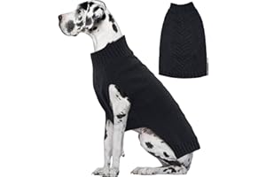IECOii Felpe per cani,felpa cane maglioni percani per Natale Capodanno,Caldo Maglioncino perCani, Invernali Carino Fashion Dog Maglione Animali Domestici Lavorato a Maglia Caldo Pullover perCane