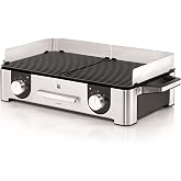 WMF LONO Family Grill - barbek&uuml;ler ve mangal (Masanın &uuml;st&uuml;, Siyah, G&uuml;m&uuml;ş, Dikd&ouml;rtgen)
