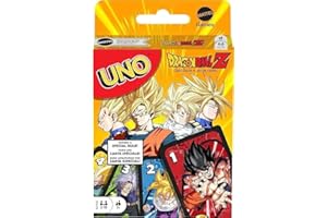 BYUP UNO Dragon Ball Z Edition - Jeu de Cartes Familial avec Un Twist Anime