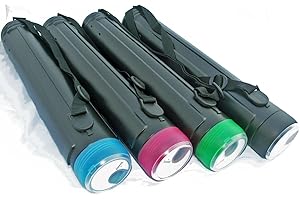 Tecnostyl Tubo telescopico 70/120 cm Dia. 75 mm - a 2 Moduli - Nero - 80