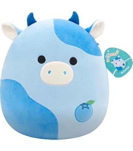 Squishmallows Official Caedia Cow Plush - 11 Inch Stackable Super Soft Toy