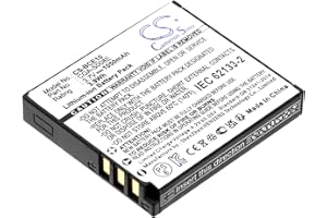 CAMERON SINO Li-ion BATTERY Pack Fits Panasonic Lumix DMC-FS5GK, CGA-S008, DMW-BCE10E, SDR-S9, CGA-S008E