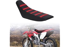 ‎BIUGERCN BIUGERCN Motorrad-Sitzbezug Universal Dirt Bike Sitzkissen für CR50 CR80 CR125 CR250 CRF125 CRF250 CRF450 50cc-450cc Motocross Pit Bike Enduro Rot
