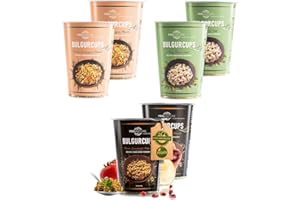 FEELNATURE ...DIE FEINE ART ZU GENIEßEN. Feelnature Bulgur Cups Try-Me Set - The Revolution of Ready Meals | 6 Bulgur Cups, 2 x Kisir, 2 x Vegetables, 2 x Subtropical | The Delicious New Alternative, Enjoy Taste Explosions