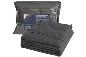 Good Nite Manta Pesada de 4 Kg 125 * 150cm Manta Relajación Terapia Antiestrés Adultos para Mejorar El Sueño Antiestrés Gris