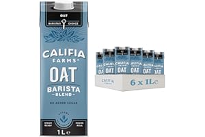 Califia Farms Oat Barista Blend with Calcium - Dairy Free, Lactose Free, Vegan (6 x 1L)