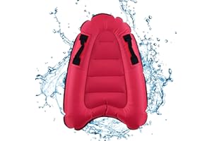 Feliciay Aufblasbares Bodyboard, leichtes tragbares Schwimmenbrett mit Griffen, Schwimmhilfen für Pool, Lernen Hilfsmatte, aufblasbares Surfbrett für Kinder und Erwachsene