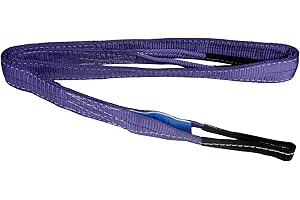 BAUCOMPANY24 Hebeband violett, Tragkraft 1000 Kg, 3,0 m x 30 mm