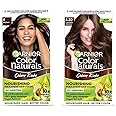 Garnier Color Naturals Crème Hair Color, Shade 5.32 Caramel Brown, 70ml + 60g and Color Naturals Crème Hair Color, Shade 4 Brown, 70ml + 60g