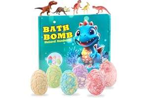 VICBOU Bombe de Bain pour Enfants,Surprises Dans les Bombes de Bain,Bombing Bomb Gift Set,Coffret cadeau D'anniversaire Sans Danger pour Enfants,pour Garçons et Filles,Anniversaire,Noël (6 Odeur)