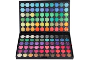 Palette de Fard à paupières, FantasyDay 120 Couleurs Professionnelle Shimmer Matte Ultra Pigmenté Bases de Ombre à paupières Maquillage Palette Cosmétique Set - Eyeshadow Makeup Beauty Kit #1