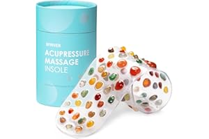 BYRIVER Urządzenie do masażu powięzi podeszwowej, akupresura, wkładka do masażu stóp, podeszwa buta, mata do masażu stref refleksyjnych, prezent dla mamy i taty (42-43)
