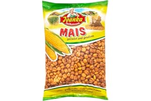 ‎PERE’S CANDY 4erPack Gerösteter Mais, Gesalzen – Knackige Maiskörner, Party Snack, 4 x 500g Beutel – Perfekt für Filmabende & Unterwegs
