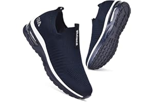 LITTLEPLUM Femme Basket Mode Respirantes Slip on pour Sneakers Femmes Sports en Salle Sneakers