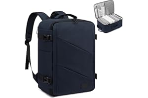 LOVEVOOK Ryanair Cabin Bags 40x30x20 Underseat, Travel Backpack Carry-Ons Hand Luggage Bag, Small Under Seat Rucksack for Ryan Air Plane Travelling, 20L Flight Airplanes Back Pack for Men Women