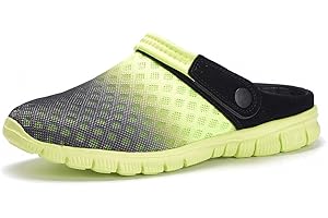 EAGSOUNI Zuecos Hombres Mujeres Unisex Zapatillas de Playa Sandalias Piscina Vernano Zapatos de Jardín Respirable Malla Casual Pantuflas