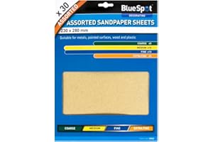 BLUE SPOT TOOLS Blue Spot 19850 Assorted Sandpaper (30 Pieces)