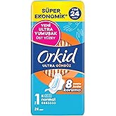 Orkid Ultra Hijyenik Ped Normal (Boy 1) S&uuml;per Ekonomik Paket 24 Adet Ped