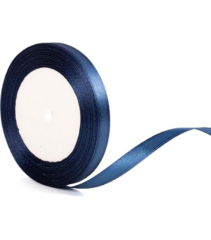 Furlanis - Nastro Doppio Raso, Tessuto Italiano - Blu Notte, 48 mm x 25 m