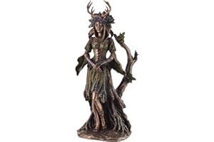 VOGLER JOH. VOGLER GMBH Celtycka bogini lasu Flidhais - brązowana/kolorowana przez Veronese