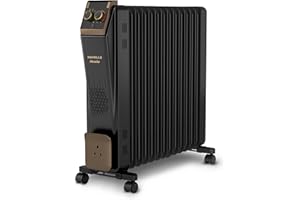 Havells 13 Fin Oil Filled Room Heater (OFR) | Advanced New U-Tech Fast Heating Fins with 10-Year Warranty | 2900W | ISI Appro