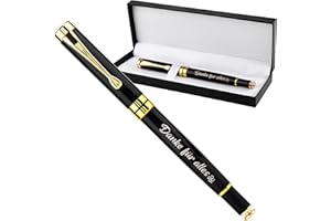 Rebundex Dankeschön Geschenke Klein Danke Geschenk Kugelschreiber mit Gravur, Abschiedsgeschenk Kollegen Erzieherin Lehrerin Mitschüler Freundin Prüfung