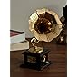 eCraftIndia Antique Music Decorative Canon Brass Showpiece (10 cm x 10 cm x 23.75 cm, Red and Brown)