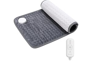 ‎COMFYTEMP Comfytemp Heizkissen mit Abschaltautomatik Ultraweich Elektrisches Wärmekissen mit Sicherheitssystem für Rücken Bauch Nacken Schulter Heizdecke (30x60cm) Geschenke für Mütter, Frauen, Mama, Papa