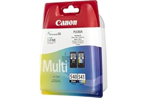 Canon PG-540 CL-541 Pack de 2 Cartouches Noir + Couleur (Multipack plastique)