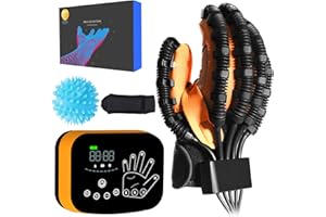 EMFOCU Hemiplegie-Fingerrehabilitationstrainer Handrehabilitations-Roboterhandschuhe für Schlaganfall ， Lindert Ermüdungskrämpfe der Finger