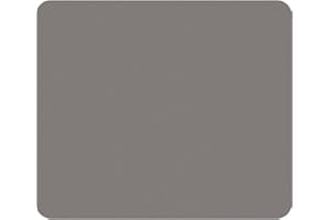 Fellowes Mouse Mat with Non-Slip Rubber Base - Solid Colour Mouse Pad - Suitable for Both Optical and Laser Mice - 186 x 224 x 6mm - Silver
