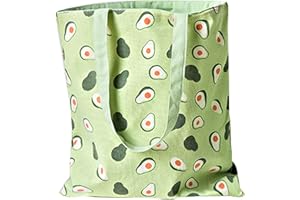 ASFINS Bolsa Tote Tela, Bolsa de Lona Mujer Bolsa Tote Bolsa de Algodón Reutilizable para Las Compras Salir, 40cm x 36cm (Limón Amarillo)