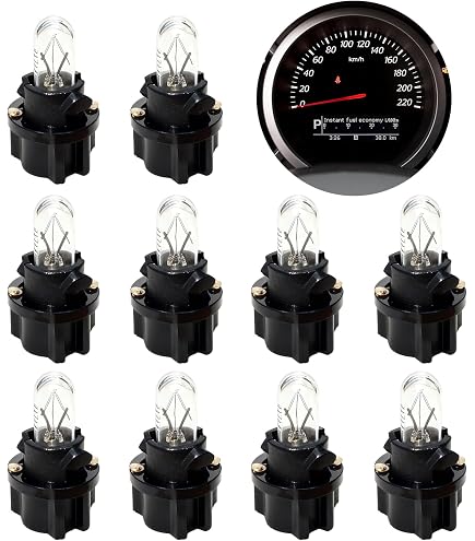 100x T10 Soffitten Halogen Bulbs For Speedometer & Instrument Lighting – Warm White 12V