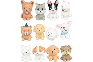 CUNUEN 3D Dog Decoration Charms, Cute Animal Pet Cartoon Charm Gift for Toddler Girls Kids Teens Women Adults