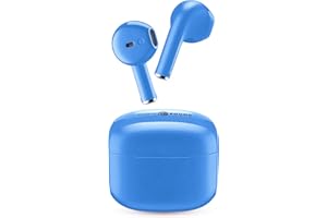 Music Sound | Swag - Auricular inalámbrico de cápsula - Tiempo de reproducción de hasta 20 h - Bluetooth® - Azure