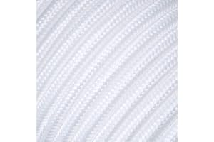 10 meter – textilkabel för lampa, tygkabel 2-ledare (2 x 0,75 mm²)