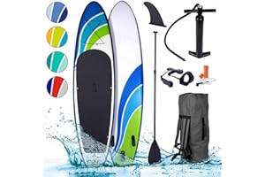 Planche de Sup BRAST Vague | Set de Stand Up Paddle Gonflable | 300-365cm de Nombreux modèles | Garantie 5 Ans | y Compris Accessoires spéciaux | 2in1 Paddle Kayak Seat Action Cam Mount Foot Strap