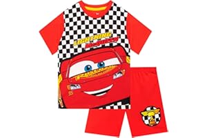 Disney Piżamy | Piżamy Z Zygzakiem McQueen | Krótkie Piżamy Dla Chłopców | Piżamy Cars