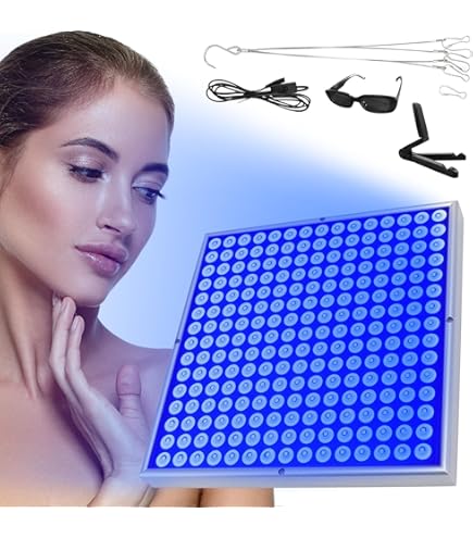 54W Tanning Lamp For Home, Tanning Lamp For Face And Body With Eye Mask, Adjustable Height, 18pcs LEDs 395nm Home Sunbathing Self Tanning Device (Clip 4 thumbnail image