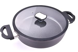 Berndes 21266 Balance Induction Enduro Padella in alluminio nero 28 cm